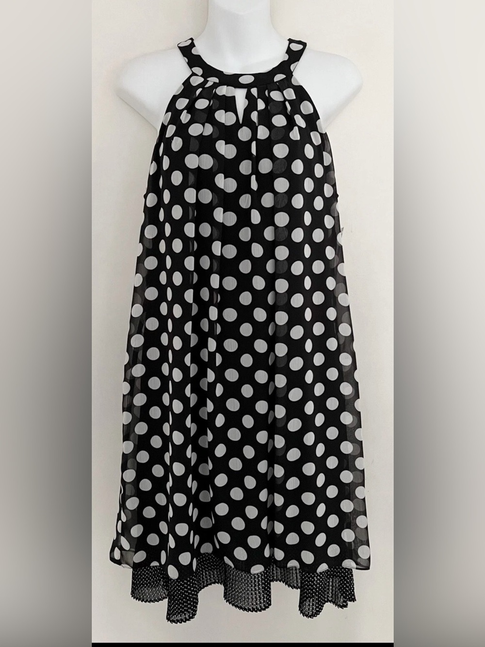 NWT Liverpool Polka Dot Flowy dress